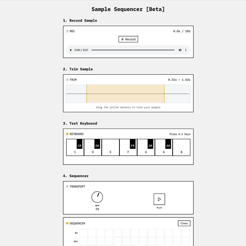 Sample Sequencer